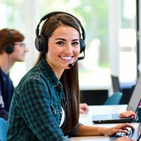 customer support specialist at Campus Door helping Jurna students